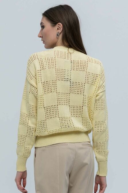 Джемпер Romgil 689ХТЗ светло-желтый