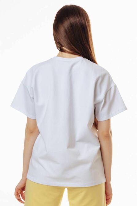 Спортивный костюм Romgil 696ЛХТЗ белый,желтый