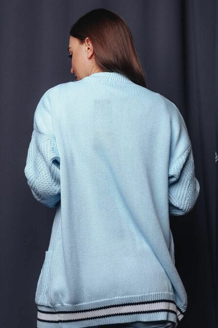 Кардиган Romgil 708ХТЗ бледно-голубой