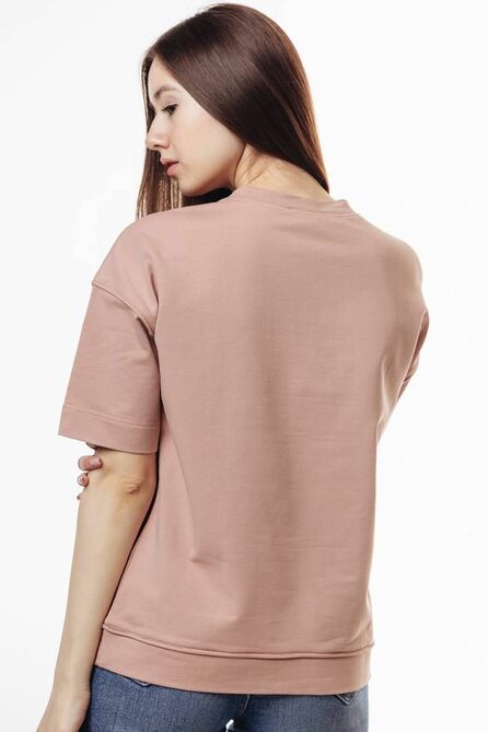 Майка Romgil 725ЛФТЗ пудровый