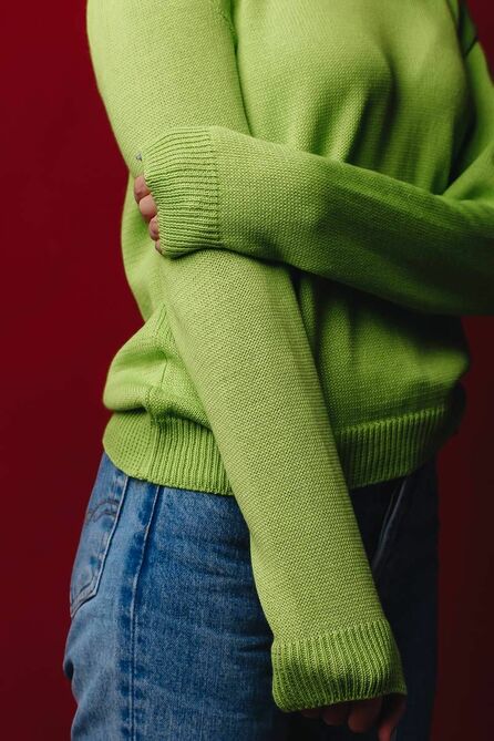Джемпер Romgil 410-5ТЗ салатовый
