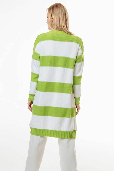 Кардиган Romgil 715ХТЗ салатовый,белый