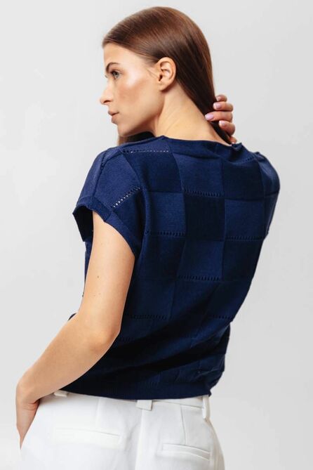 Жилет Romgil 431ТН темно-синий