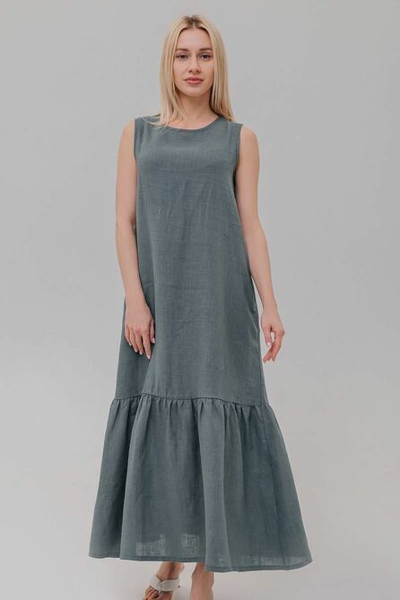 Повседневное платье Romgil 122ЛЛТК светлый-хаки