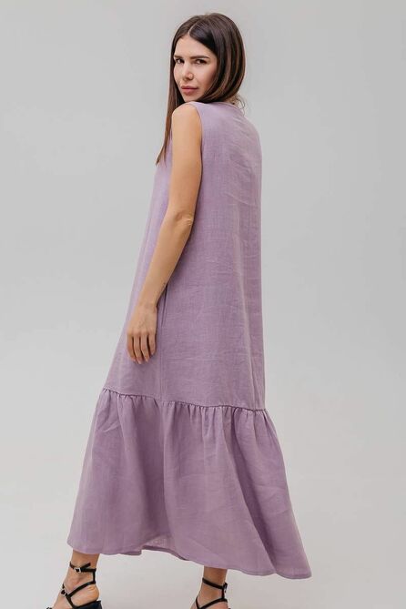 Повседневное платье Romgil 122ЛЛТК лавандовый
