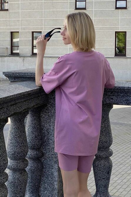 Шорты, Майка Romgil 735ЛХТЗ темно-розовый