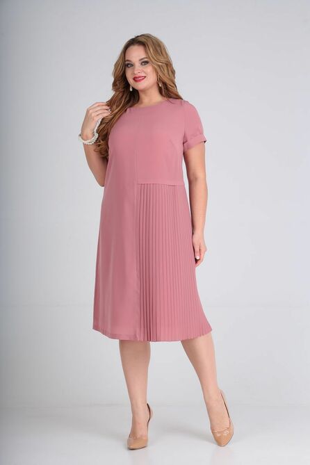 Повседневное платье SandyNa 13560 розовый