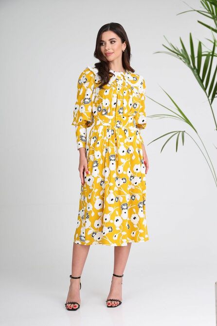 Повседневное платье SandyNa 13930 грушевый