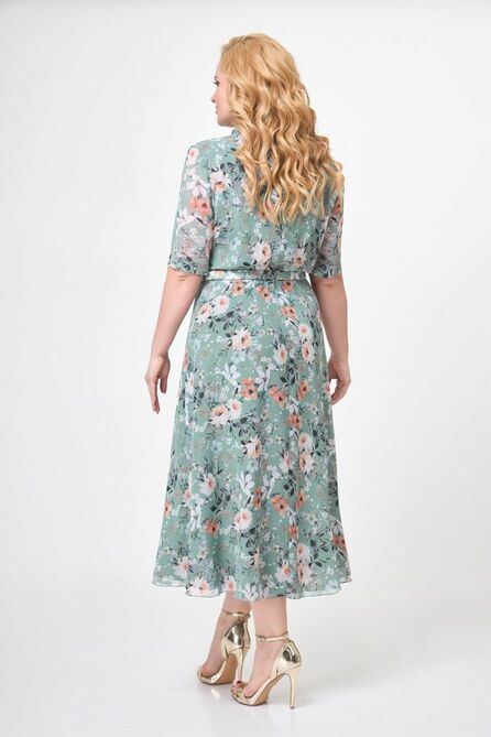 Повседневное платье СлавияЭлит 451 светло-зеленый