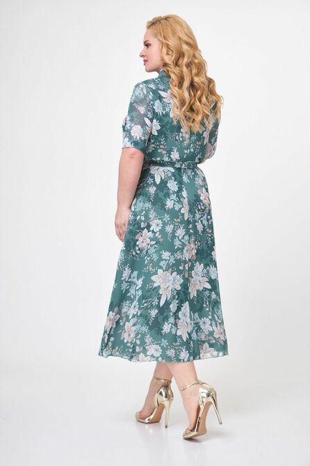 Повседневное платье СлавияЭлит 451 изумруд