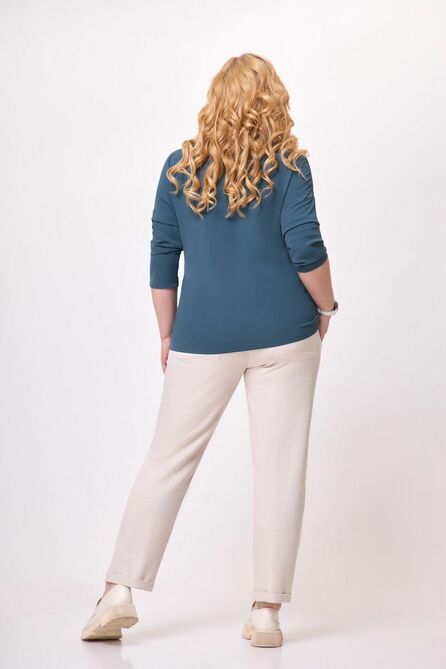 Блузка СлавияЭлит 498 зеленый