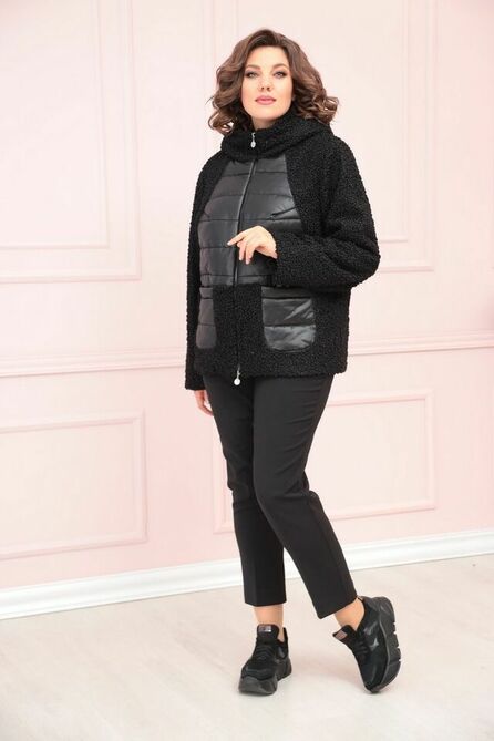 Куртка Solomeya Lux 852 черный Куртка Solomeya Lux 852 черный