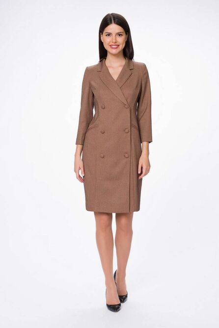 Повседневное платье Stilville 19С1598 беж