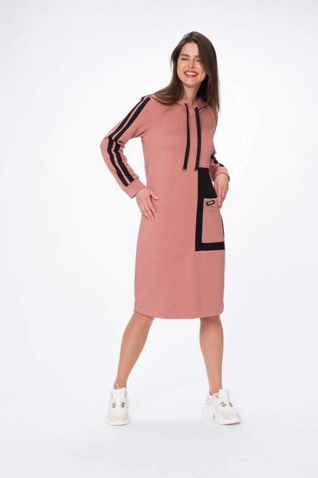 Повседневное платье Stilville 20С1749 розовый