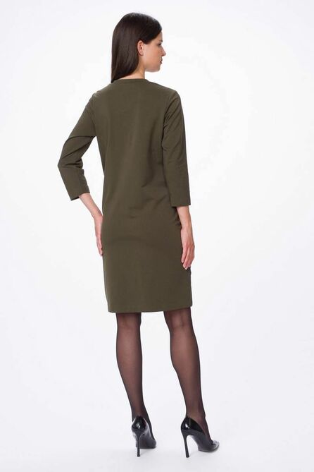 Повседневное платье Stilville 19С1662 хаки