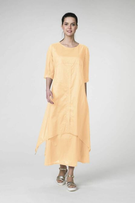 Повседневное платье Stilville 18С1500 кофе