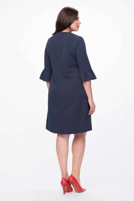 Повседневное платье Stilville 19С1701 горох