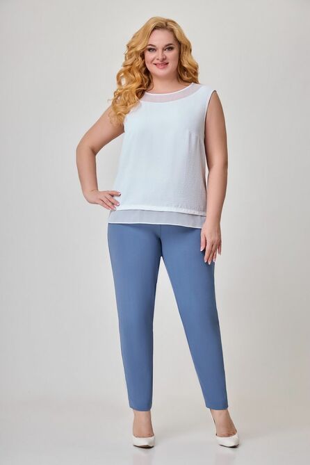 Брюки, Блуза, Жакет Svetlana Style 1632 индиго