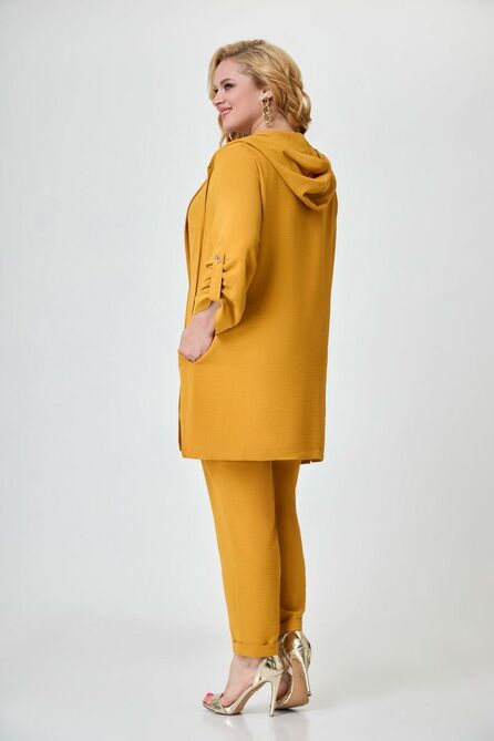 Кардиган, Брюки, Блуза Svetlana Style 1633 горчичный