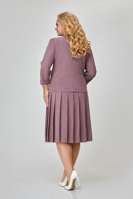 Юбочный костюм Svetlana Style 1636 какао