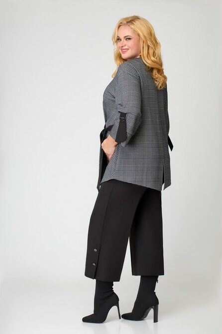 Костюм брючный Svetlana Style 1759 серый+черный Костюм брючный Svetlana Style 1759 серый+черный
