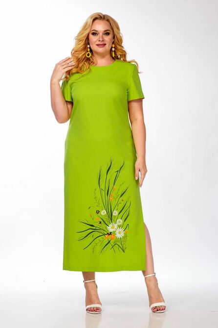 Повседневное платье SVT-fashion 556 салат