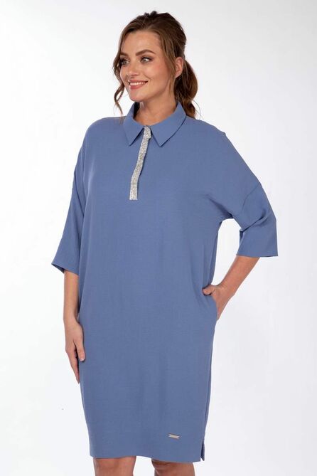 Повседневное платье SVT-fashion 482 васильковый