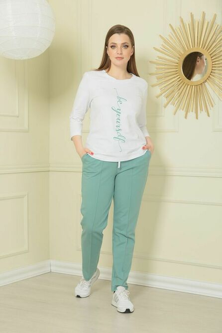 Брюки, Жилет, Джемпер ТАиЕР 932 бирюза