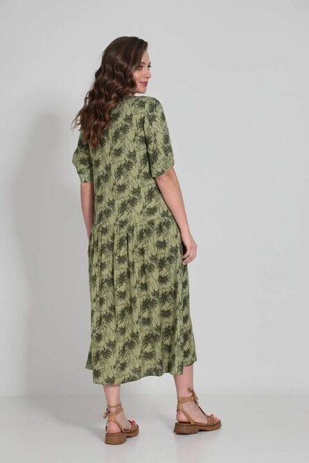 Повседневное платье ТАиЕР 944 оливковый