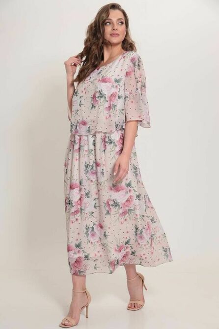 Вечернее платье ТАиЕР 1107 розовый