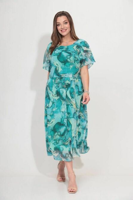 Вечернее платье ТАиЕР 1084 изумруд