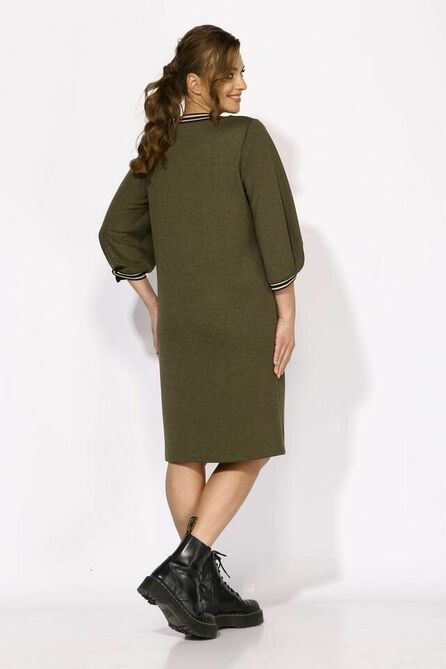 Повседневное платье ТАиЕР 1132 темная_олива