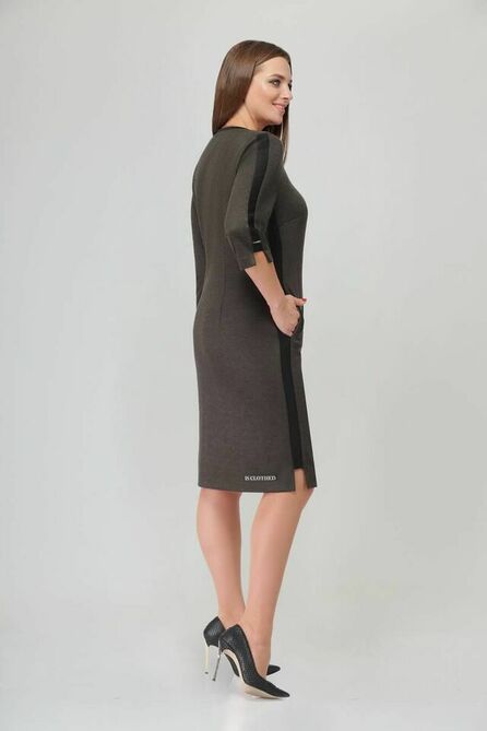 Повседневное платье ТАиЕР 716 темная_олива