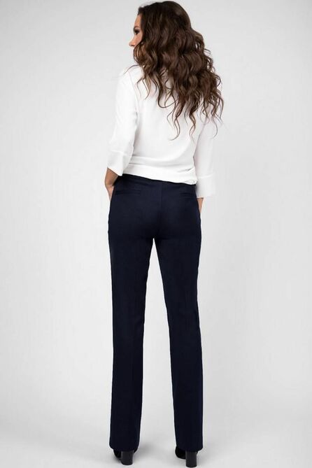 Брюки Teffi style L-1302 синий_габардин