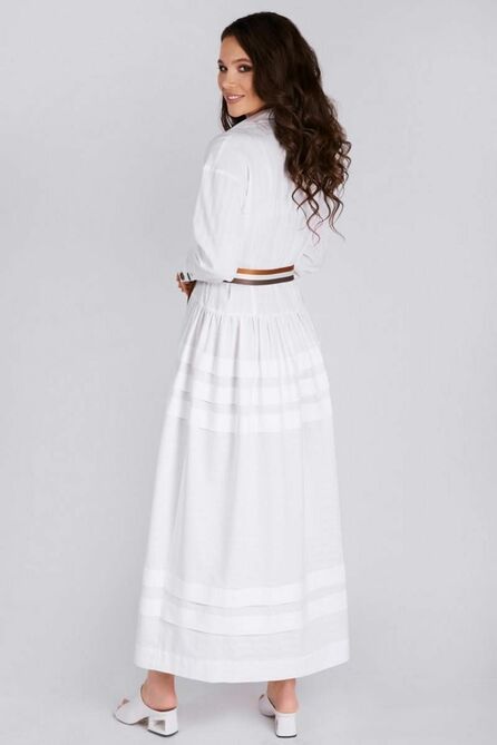Повседневное платье Teffi style L-1490 белый Повседневное платье Teffi style L-1490 белый