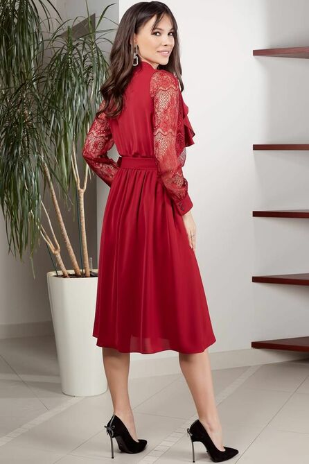 Вечернее платье Teffi style L-1544 бордо Вечернее платье Teffi style L-1544 бордо