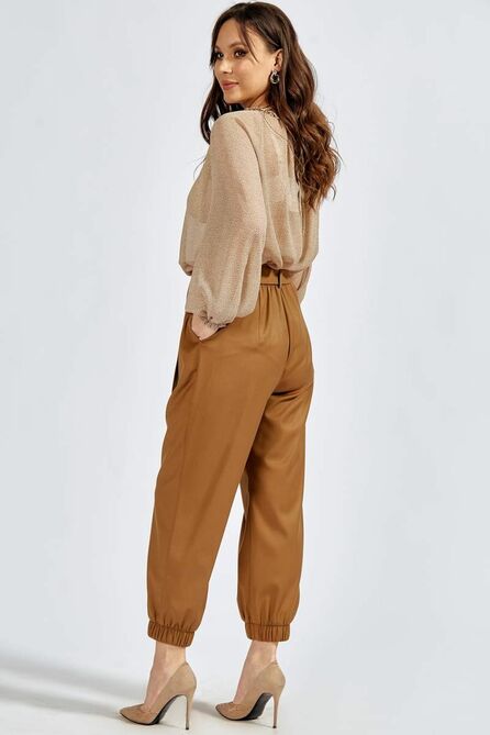 Брюки Teffi style L-1589 золотой