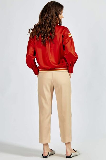 Брюки Teffi style L-1548 жемчуг