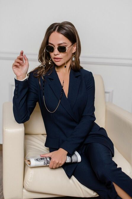 Костюм брючный Temper 425 синий