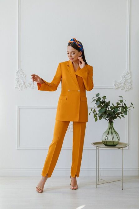 Костюм брючный Temper 307 оранжевый