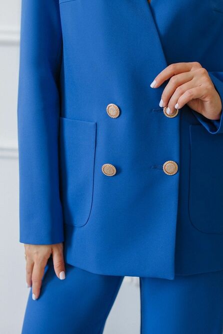 Костюм брючный Temper 472 синий Костюм брючный Temper 472 синий