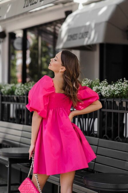 Вечернее платье Temper 420 малиновый