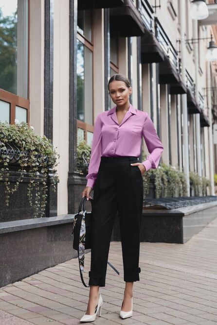 Блузка Temper 447 фиолетовый