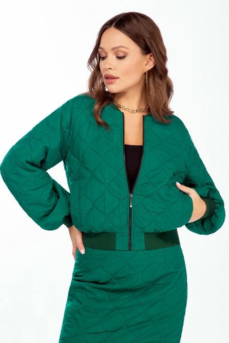 Юбка, Бомбер Temper 511 изумруд