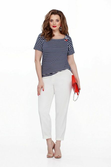 Брюки, Блуза TEZA 205 белый