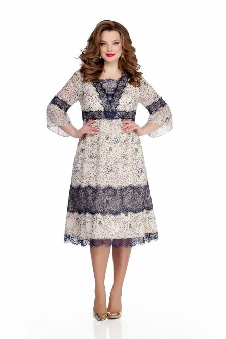 Вечернее платье TEZA 636 синий