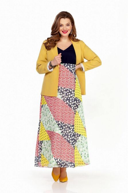 Плательный комплект TEZA 1340 желтый