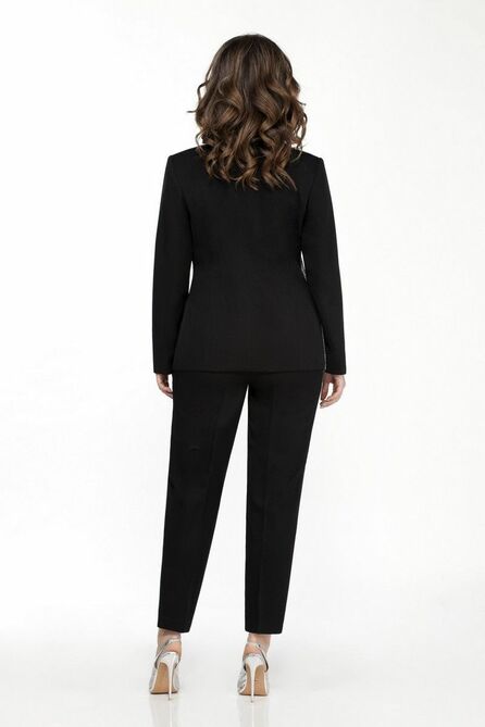 Костюм брючный TEZA 2057 черно-белый