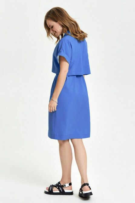 Повседневное платье TEZA 2665 василек Повседневное платье TEZA 2665 василек