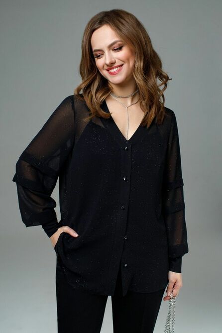 Брюки, Блуза TEZA 3007 черный